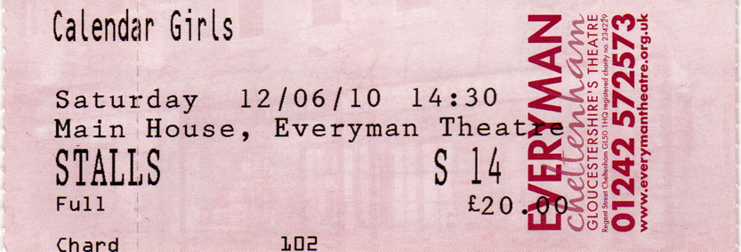 CALENDAR GIRLS Ticket